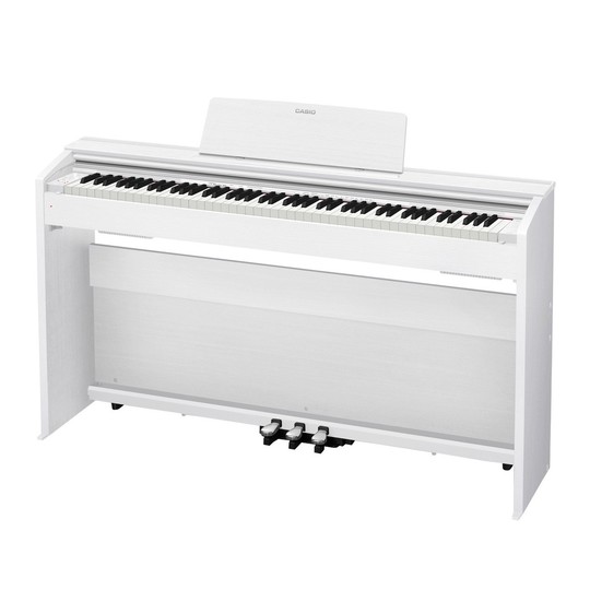 Achat/Vente Claviers - Pianos numériques CASIO Piano Meuble 88 touches Blanc  (Avec Adaptateur) - Rockstation